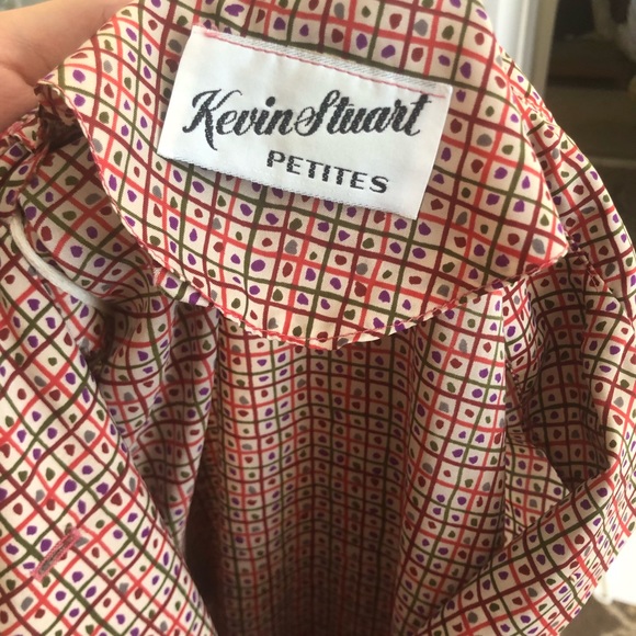 Vintage Kevin Stuart Petites Dress Size 8 - Picture 12 of 16
